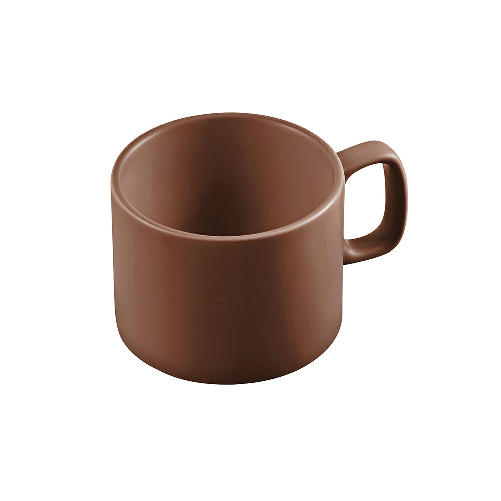 11oz Flat Bottom Ceramic Coffee Mug Tea Cup for Office and Home