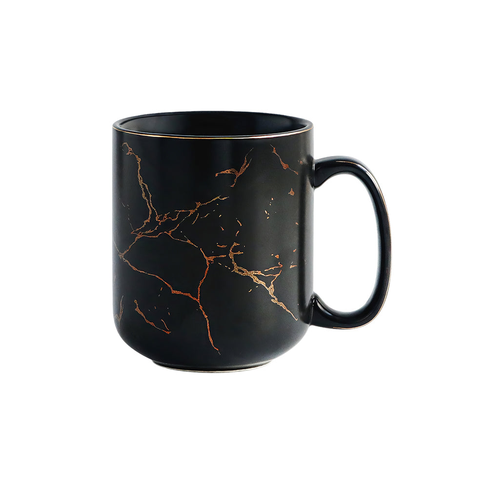 22oz Extra Large Ceramic Coffee Mug Marble Design