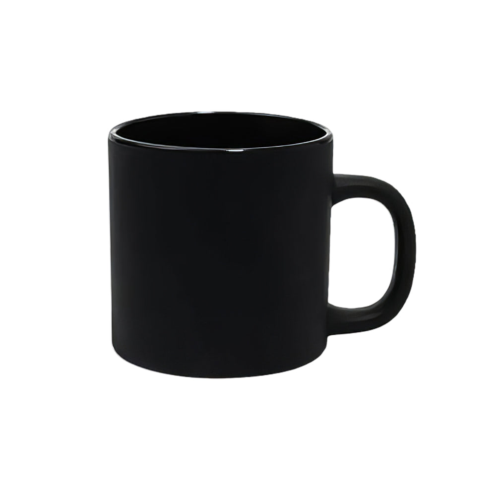 16oz Silicone Coffee Mug Unbreakable Microwave and Dishwasher Safe Classic Black