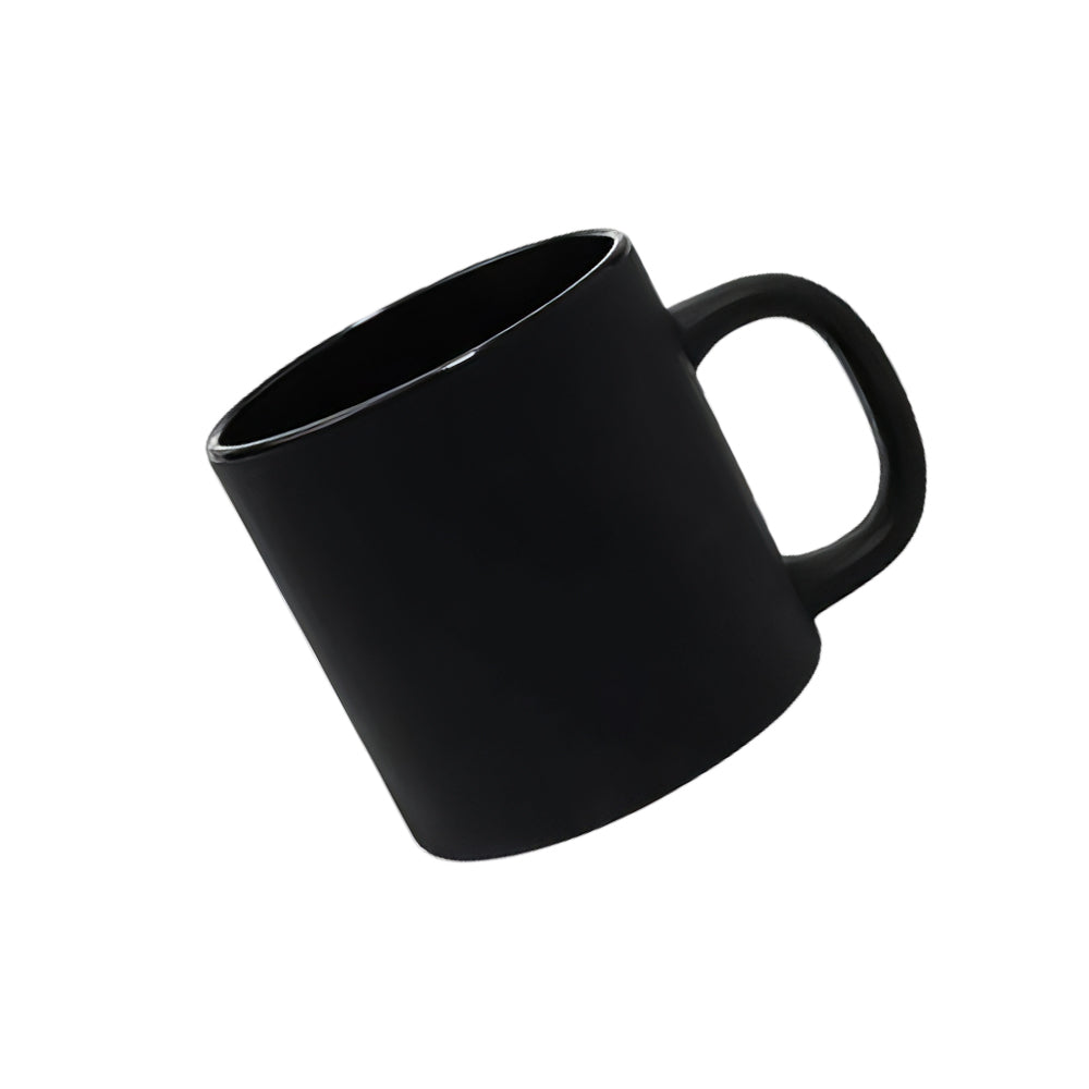 16oz Silicone Coffee Mug Unbreakable Microwave and Dishwasher Safe Classic Black