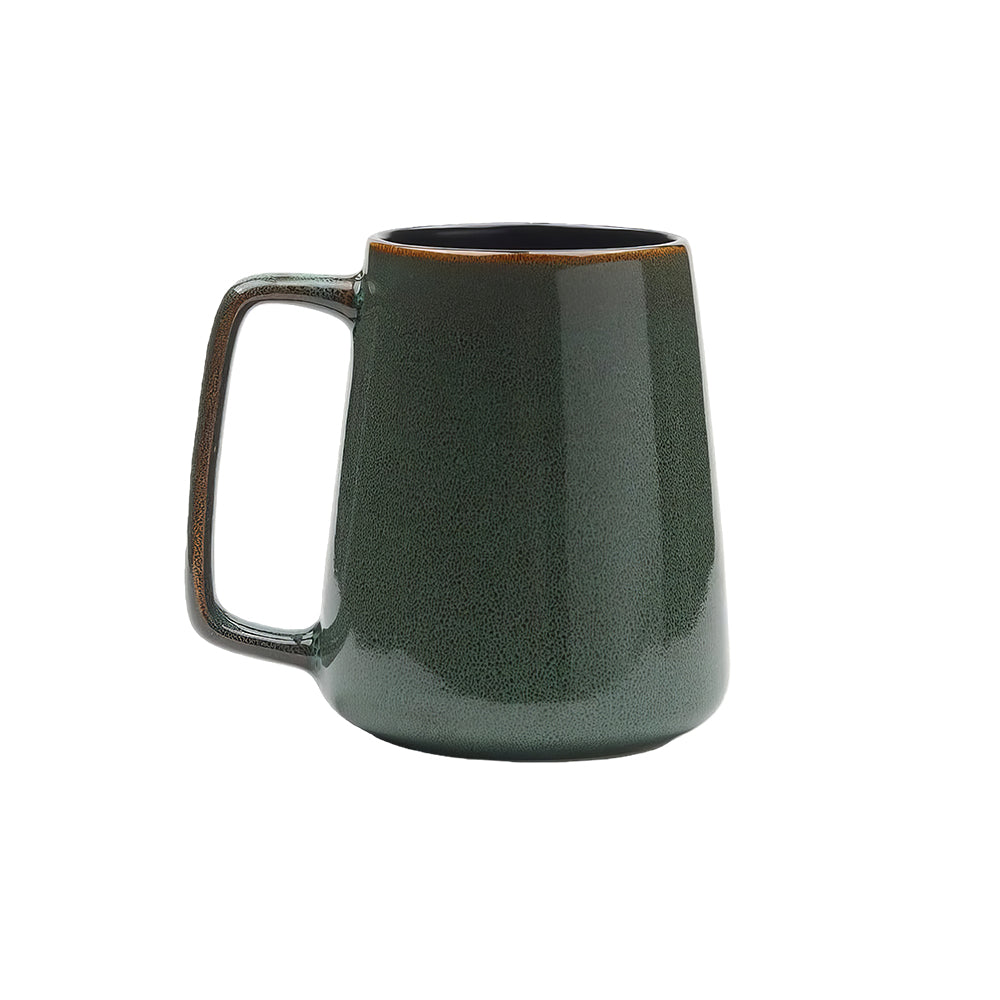 Jumbo 24oz Ceramic Coffee Mug Golden Handle Large Tea Cup for Home and Office