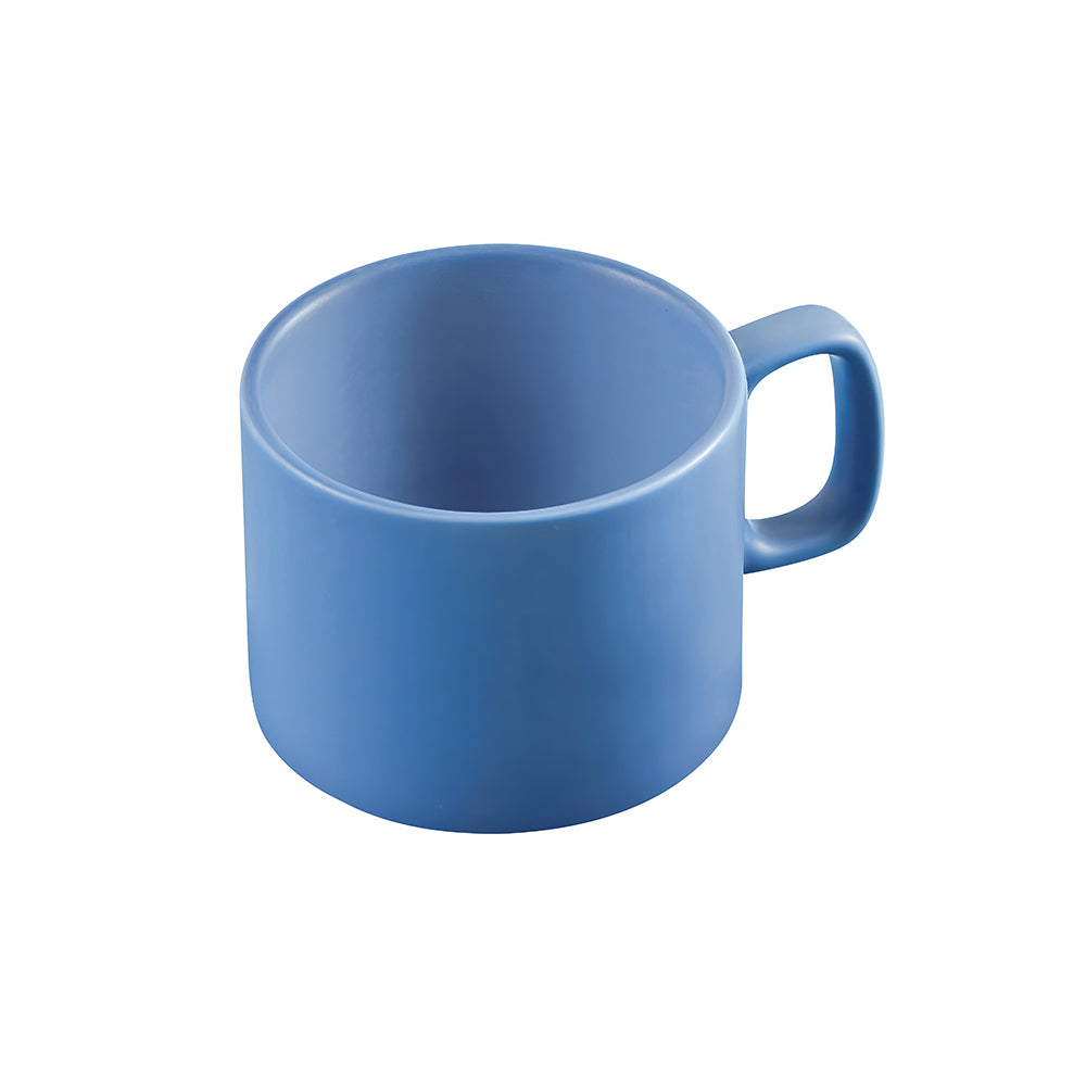 11oz Flat Bottom Ceramic Coffee Mug Tea Cup for Office and Home