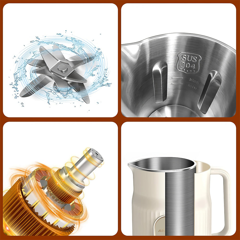 Nut Milk Maker 35oz Almond Soy Oat Milk Machine with Self Clean