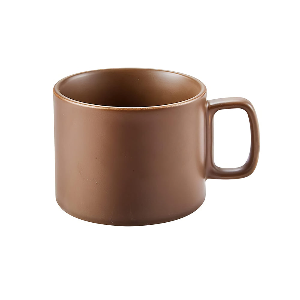 11oz Flat Bottom Ceramic Coffee Mug Tea Cup for Office and Home