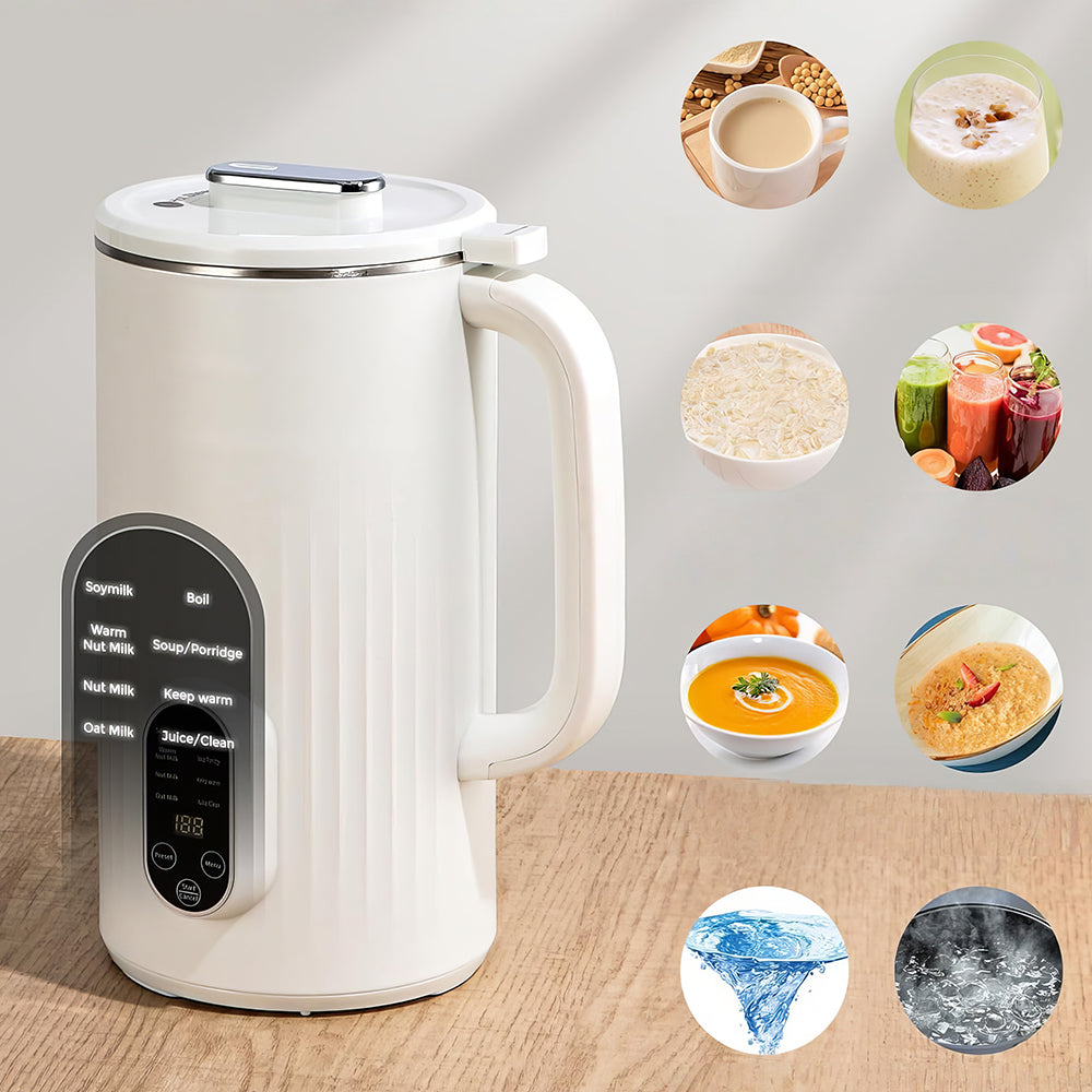 Nut Milk Maker 32oz Automatic Soy Milk Machine with Auto Clean & Timer