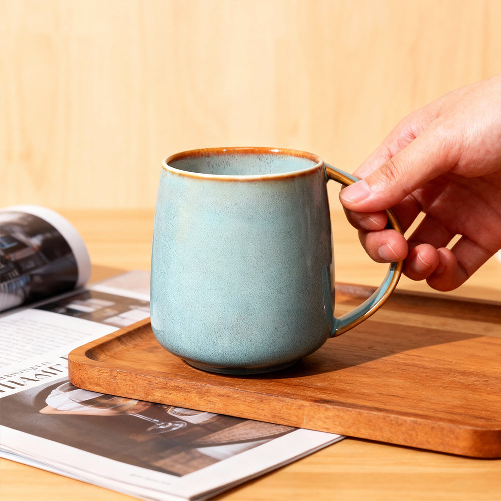 13oz Matte Ceramic Coffee Mug Dishwasher and Microwave Safe