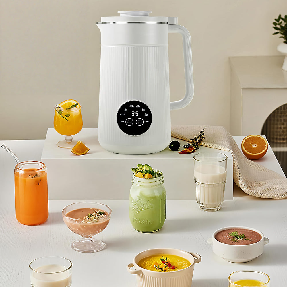 8-in-1 Nut Milk Maker 35oz Soy Almond Oat Milk Machine with Auto Clean