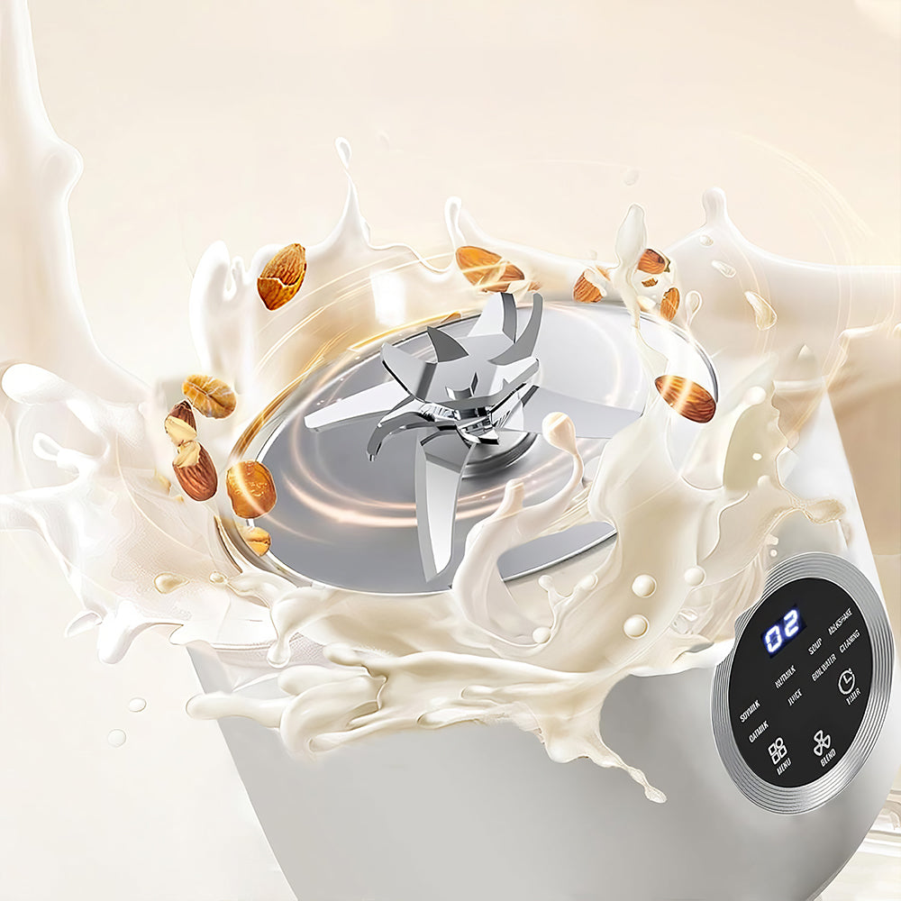 10-in-1 Nut Milk Maker 40oz Soy Almond Oat Milk Blender with Auto Clean