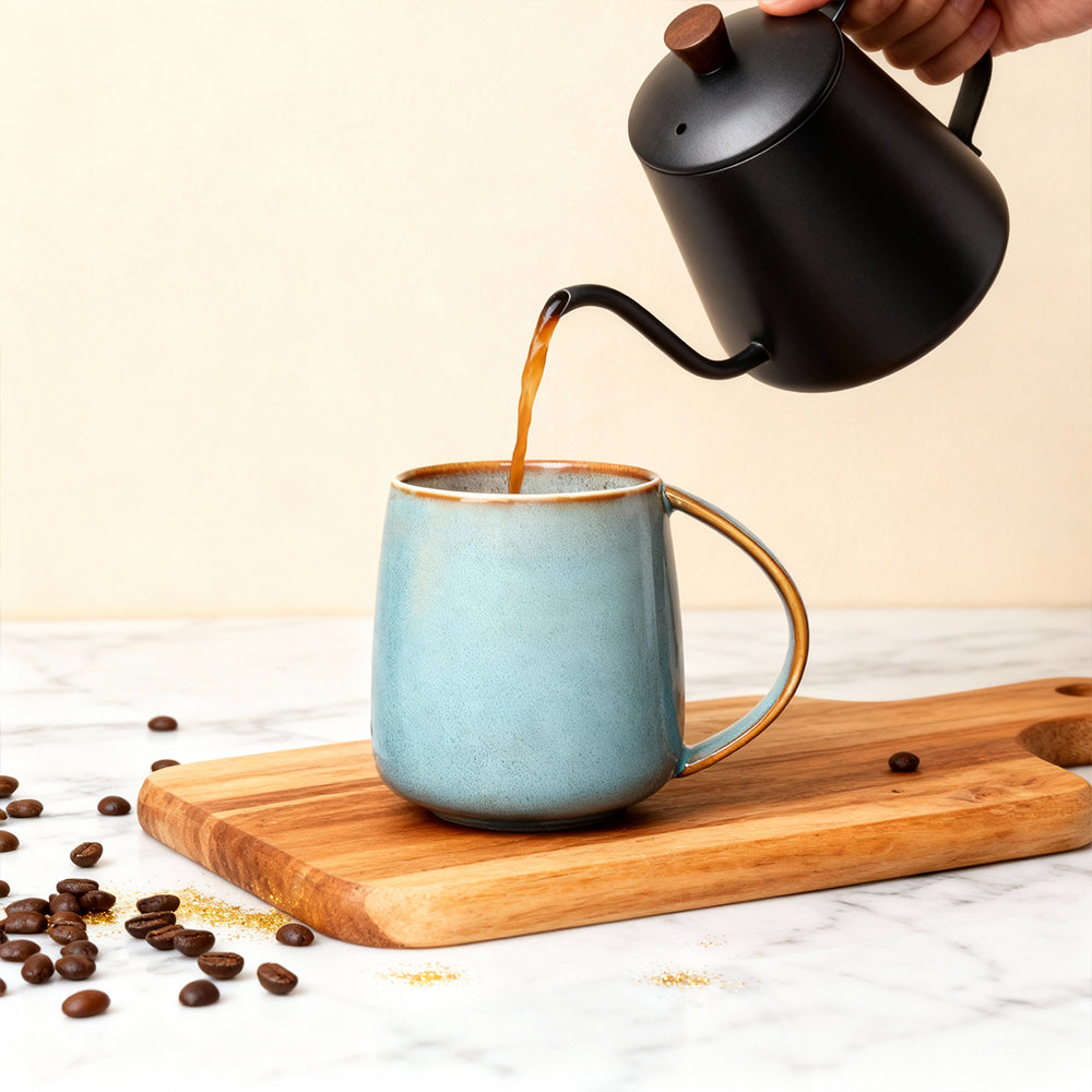 13oz Matte Ceramic Coffee Mug Dishwasher and Microwave Safe