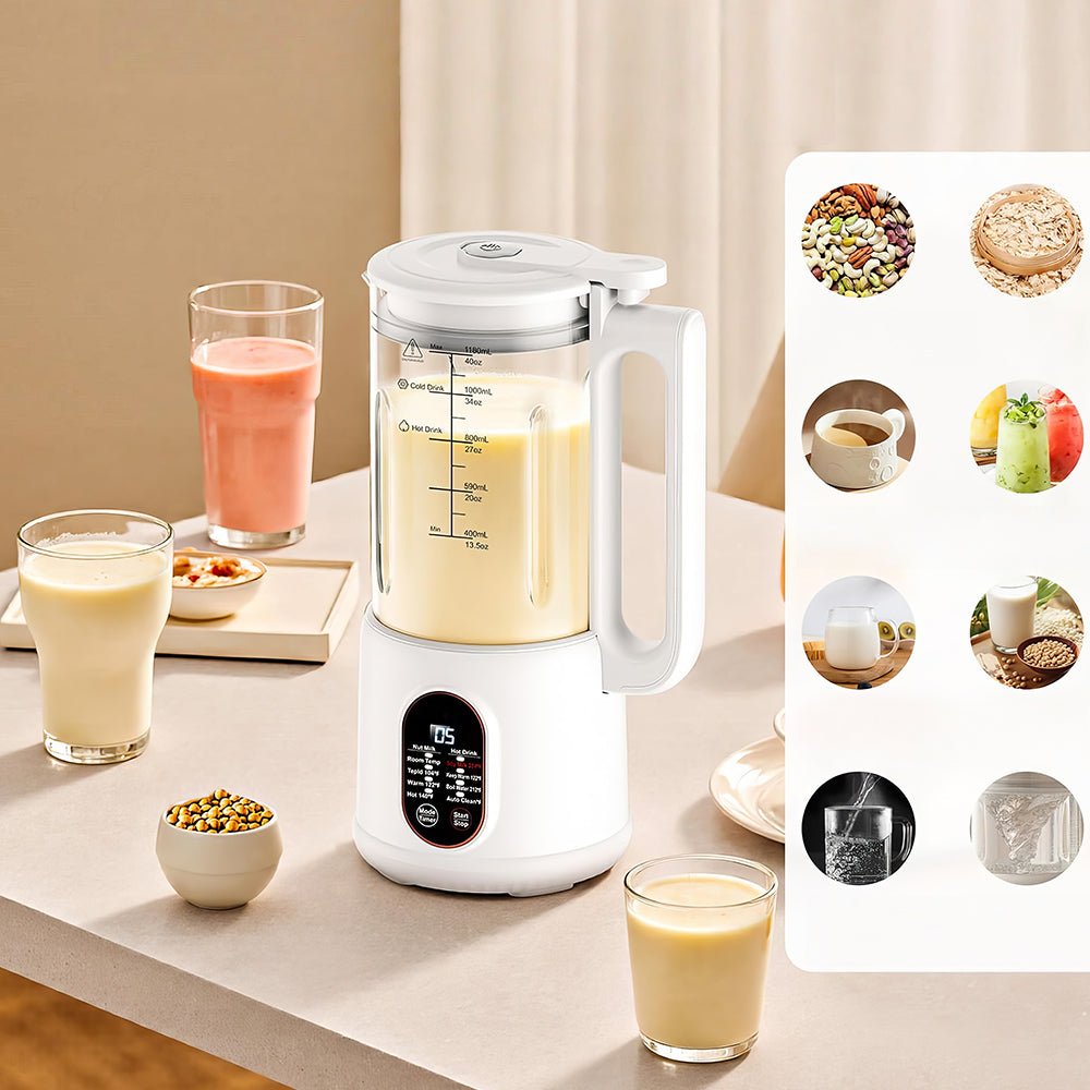 Nut Milk Maker 50oz Automatic Soy Milk Machine with Auto Clean & Timer